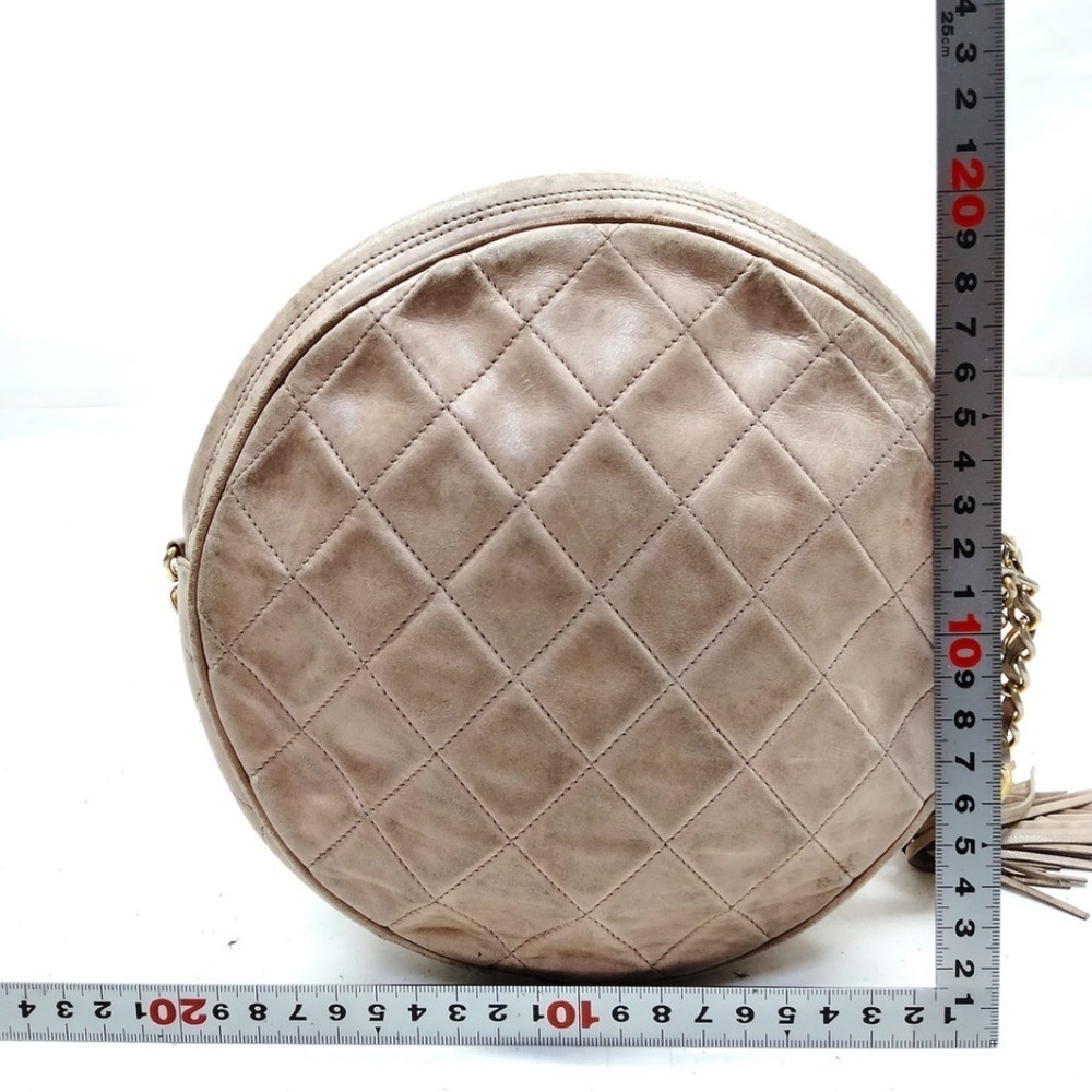 Authentic Chanel Leather Round Bag - Picture 2 of 9